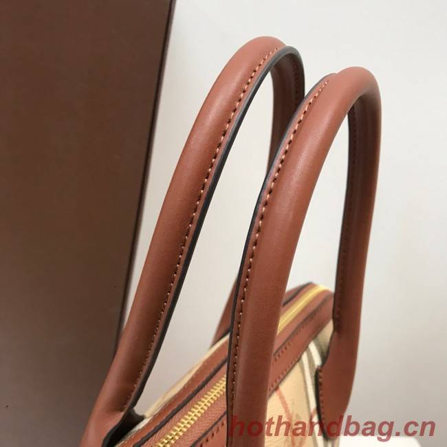 BurBerry Leather Shoulder Bag 81125 brown