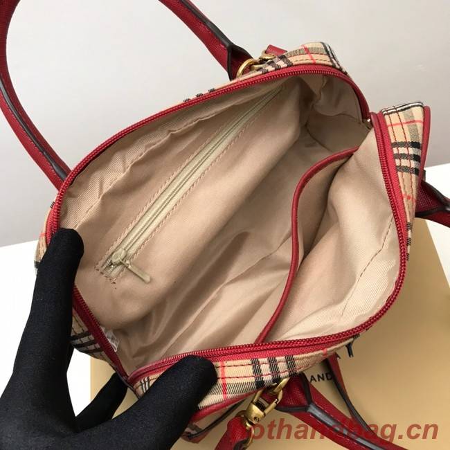 BurBerry Leather Shoulder Bag 90111 red