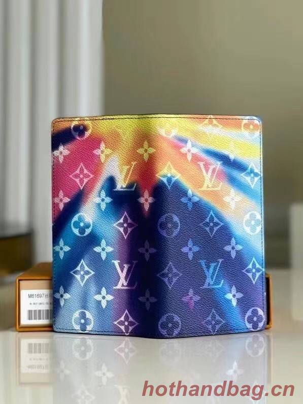 Louis Vuitton BRAZZA WALLET M80801 blue