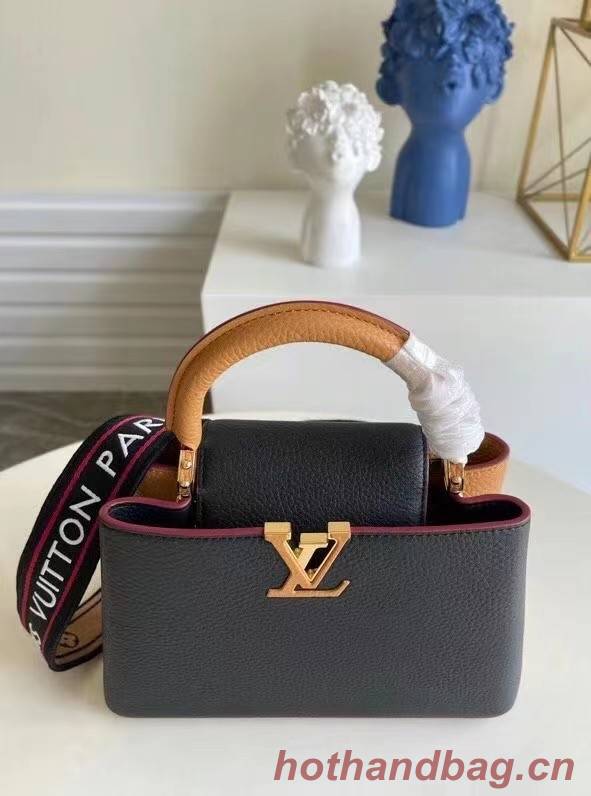 Louis Vuitton CAPUCINES Original Leather PM M48865 black 