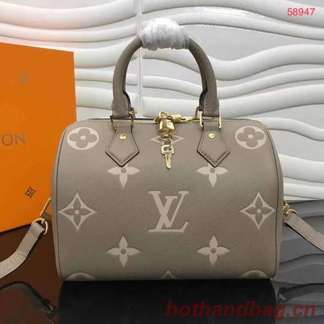 Louis Vuitton SPEEDY BANDOULIERE 25 M58947 grey