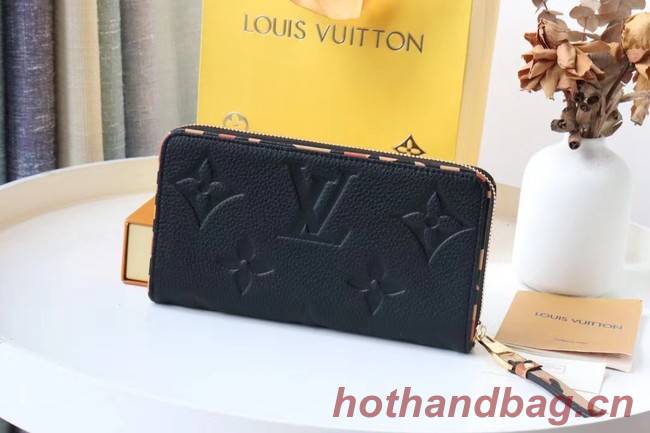 Louis Vuitton ZIPPY WALLET M80680 black