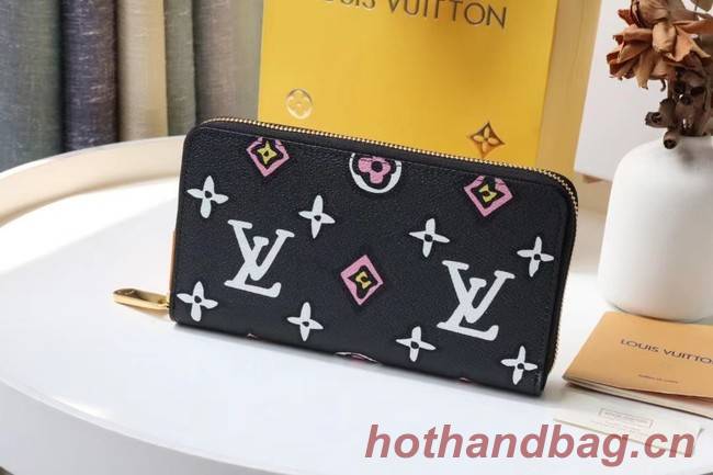 Louis Vuitton ZIPPY WALLET M80683 black