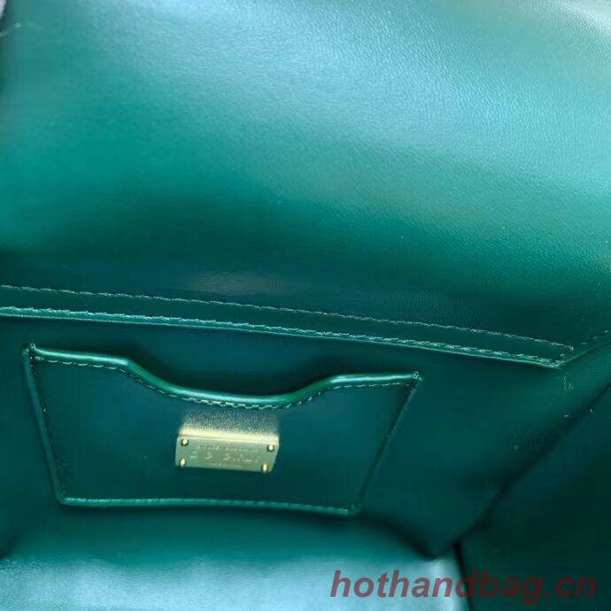 Dolce & Gabbana Origianl Leather Shoulder Bag 5158 green