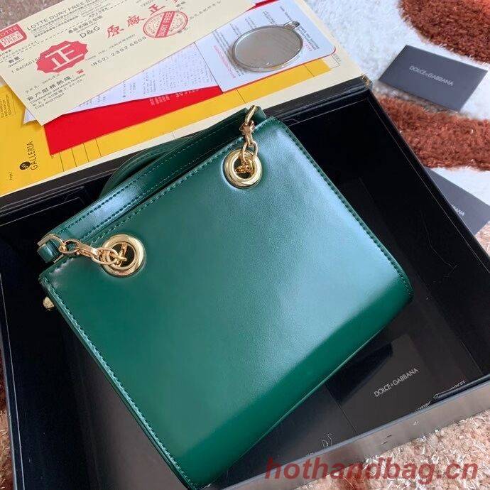 Dolce & Gabbana Origianl Leather Shoulder Bag 5158 green