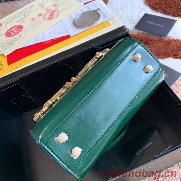 Dolce & Gabbana Origianl Leather Shoulder Bag 5158 green