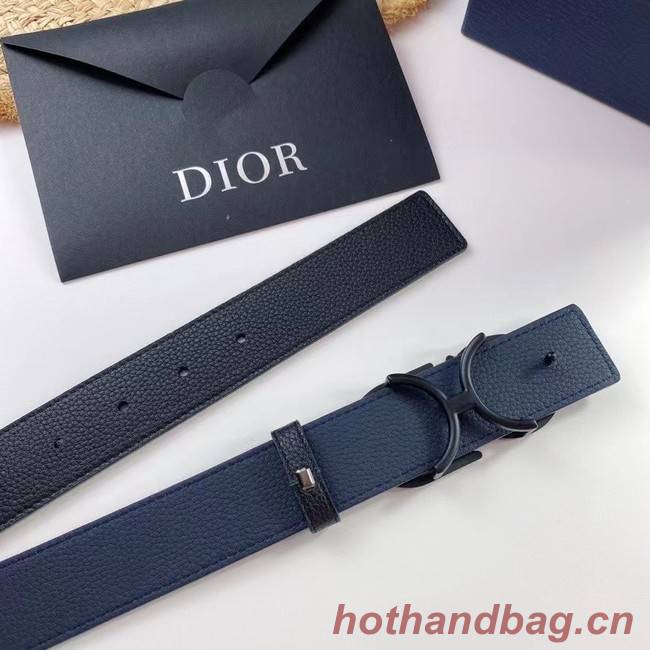 DIOR-ID BELT Raspberry Smooth Calfskin 35 MM B0111UM black