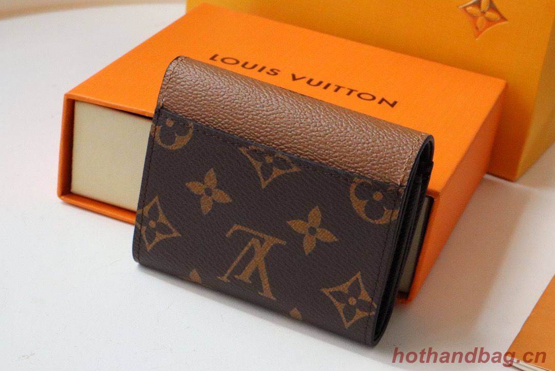 Louis Vuitton Monogram Canvas Zoe WALLET M80725 Brown