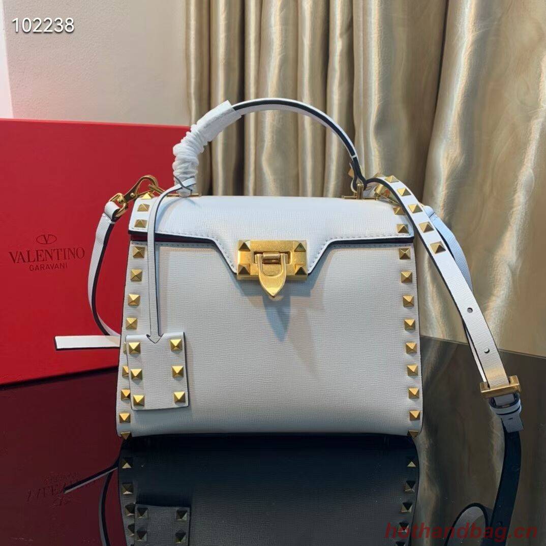 VALENTINO Origianl leather tote bag V4071A white