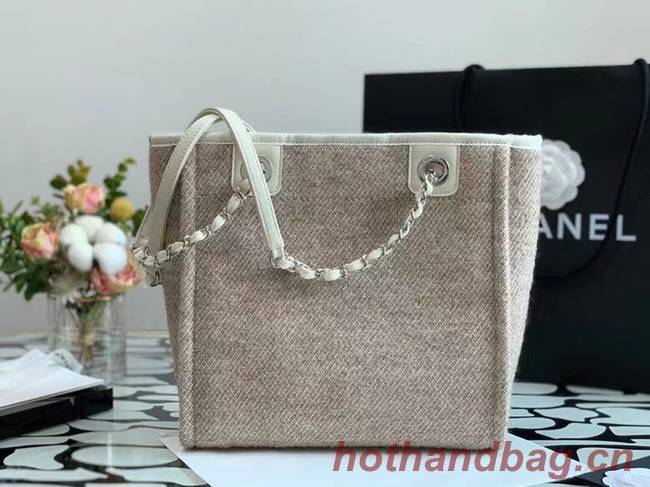 Chanel small Shopping bag A66940 Cream