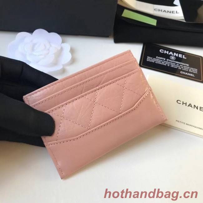 Chanel classic wallet Calfskin & Gold-Tone Metal A84368 pink