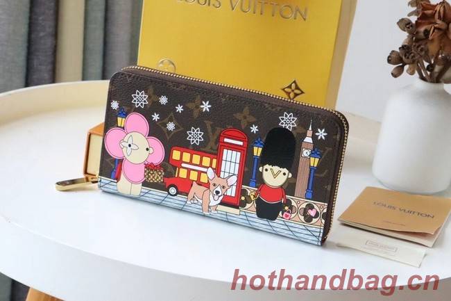 Louis Vuitton ZIPPY WALLET M80861 Red