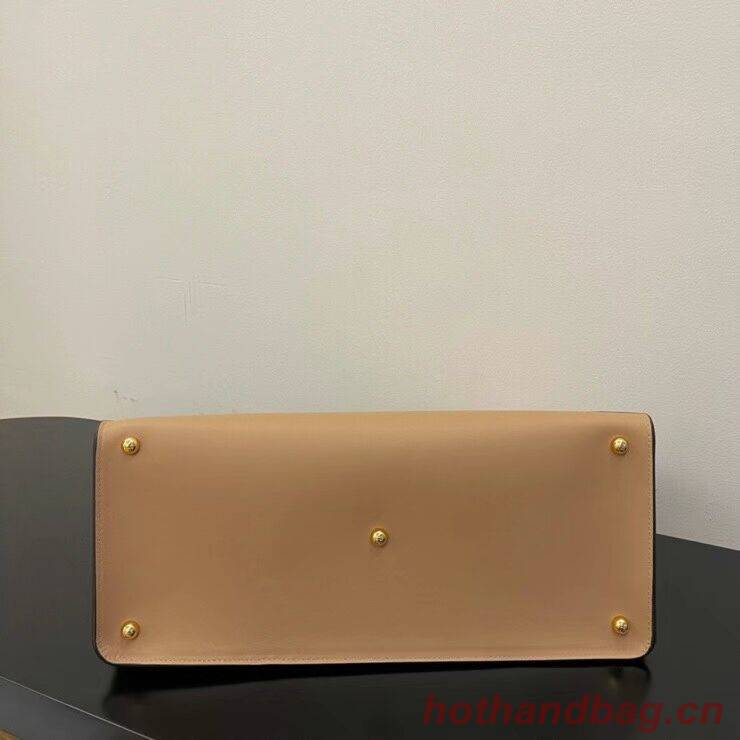 FENDI WAY MEDIUM Beige leather bag 8BH391AAI