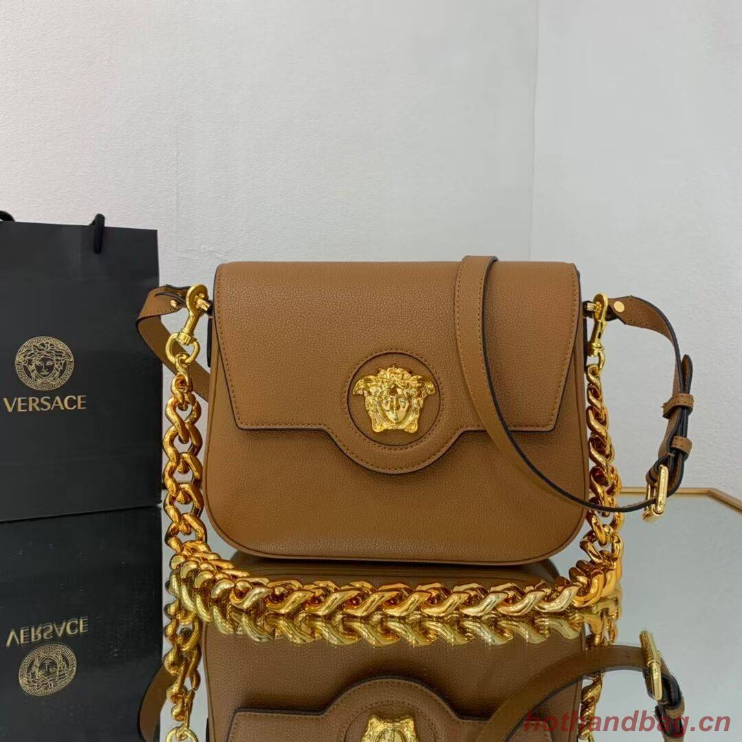 Versace Original medium Calfskin Leather Bag FS1067 brown