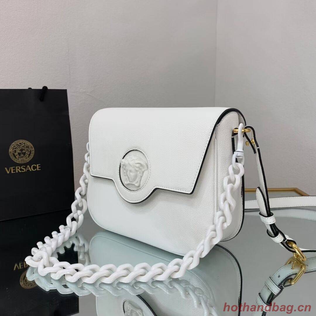 Versace Original medium Calfskin Leather Bag FS1067 white