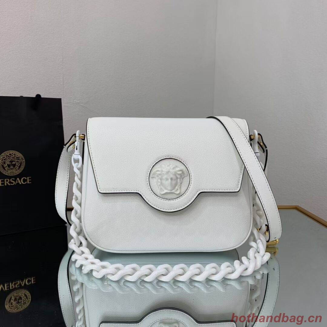 Versace Original medium Calfskin Leather Bag FS1067 white