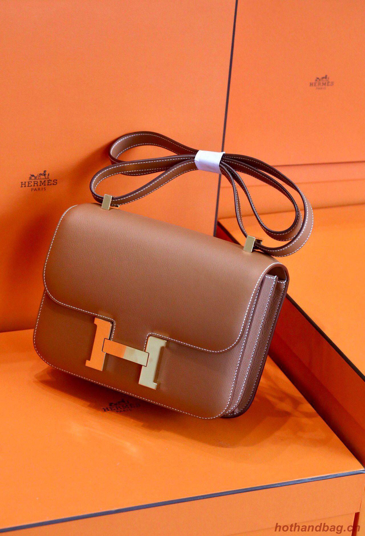 Hermes Original Espom Leather Constance Bag H9978 Wheat