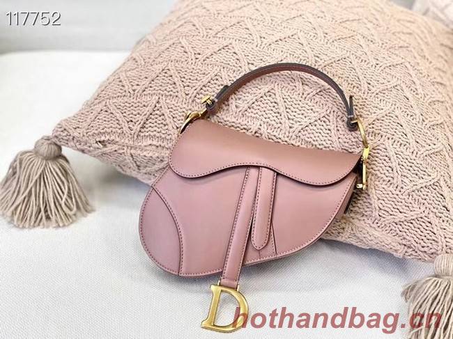 DIOR SMALL SADDLE BAG Calfskin M0445CW pink