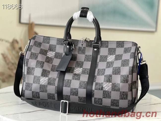 Louis Vuitton KEEPALL BANDOULIERE 45 N80404 black