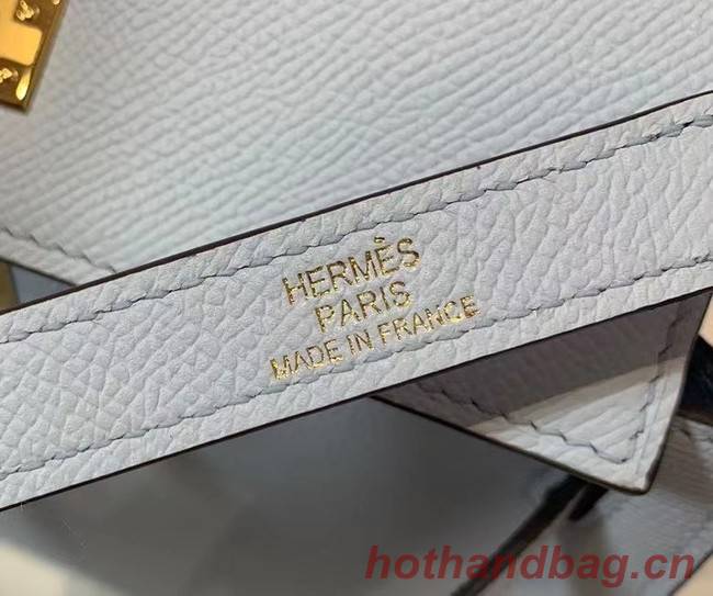 Hermes Original Epsom Leather KEL2578 light blue