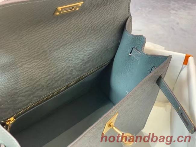 Hermes Original Epsom Leather KEL2578 Elephant grey