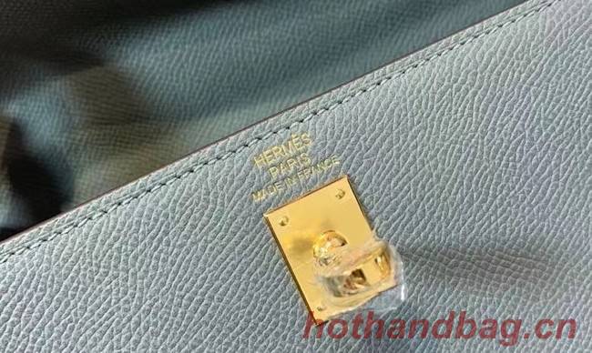 Hermes Original Epsom Leather KEL2578 Elephant grey