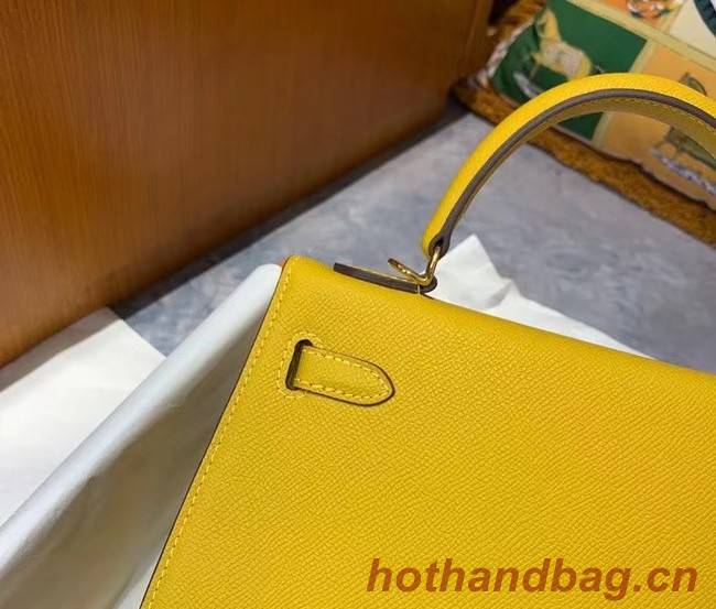 Hermes Original Epsom Leather KEL2578 lemon