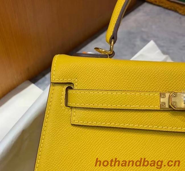 Hermes Original Epsom Leather KEL2578 lemon