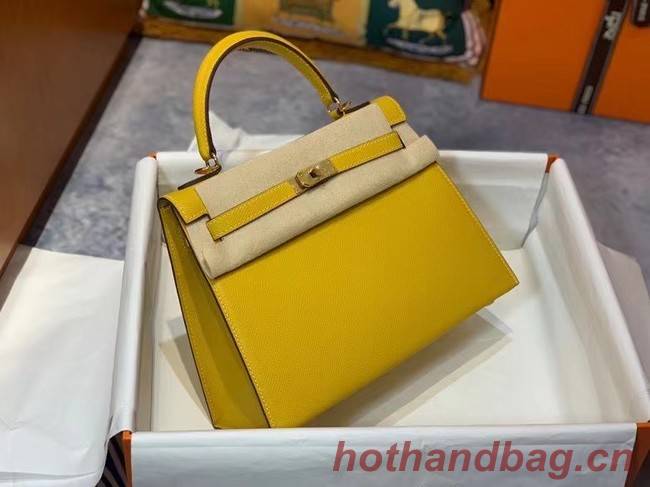 Hermes Original Epsom Leather KEL2578 lemon