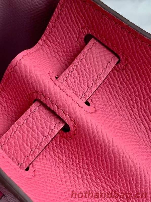 Hermes Original Epsom Leather KEL2578 pink&rose