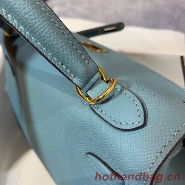 Hermes Original Epsom Leather KEL2578 skyblue