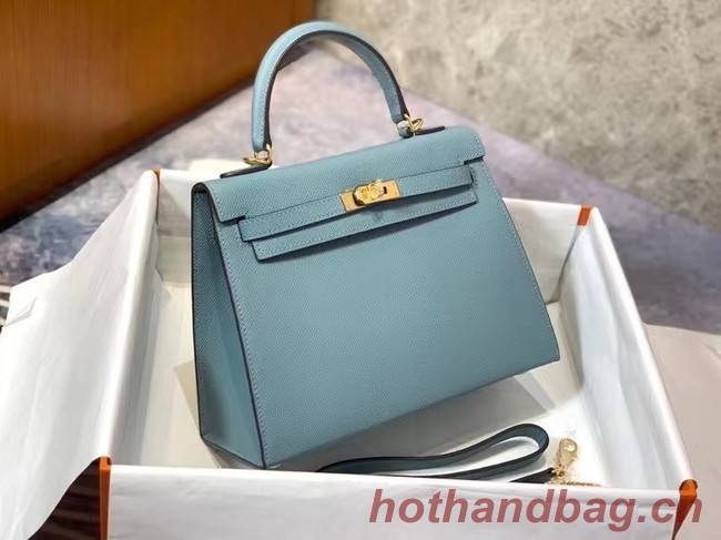 Hermes Original Epsom Leather KEL2578 skyblue