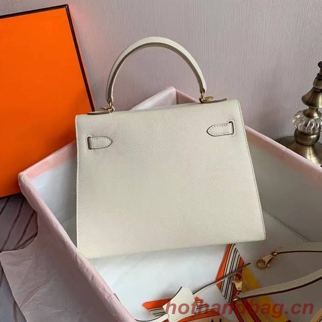 Hermes Original Epsom Leather KEL2578 white