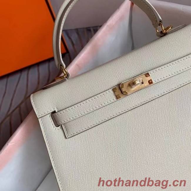 Hermes Original Epsom Leather KEL2578 white