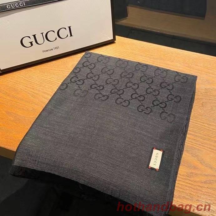 Gucci scarf Wool&Cashmere 33664-2