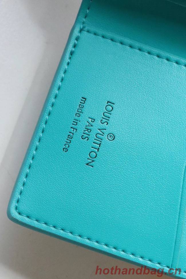 Louis Vuitton POCKET ORGANIZER M60495 light blue