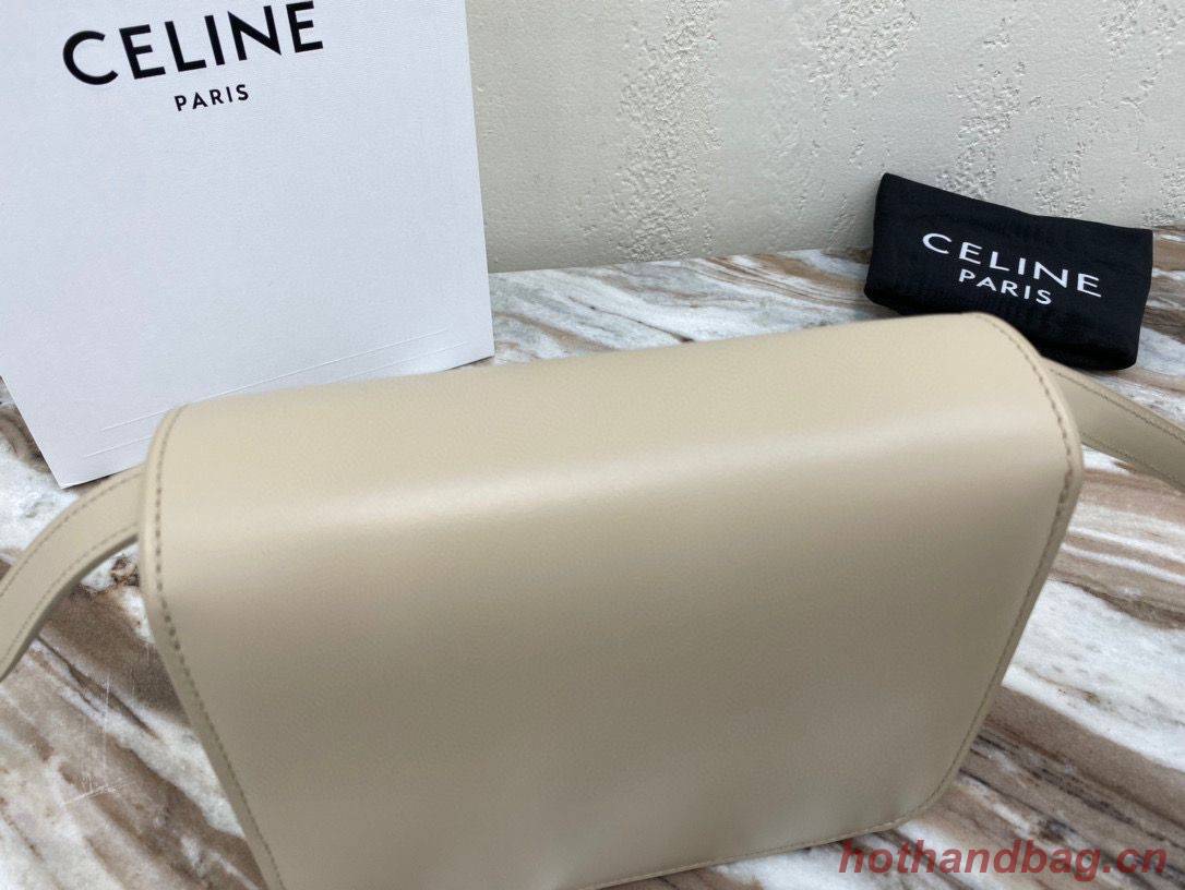 Celine Classic Box Teen Flap Bag Original Calfskin Leather 3379 Grey