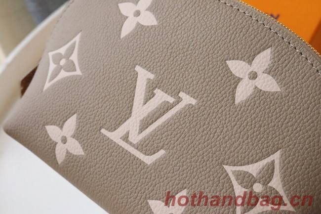 Louis Vuitton POCHETTE COSMETIQUE PM M59086 Dove Gray&Cream