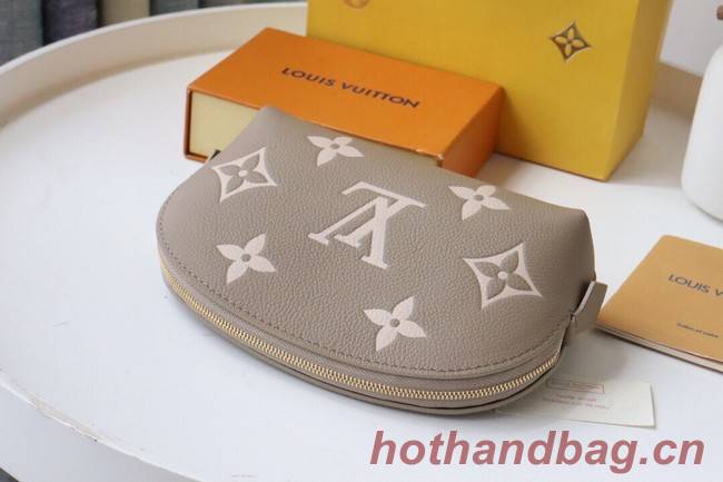 Louis Vuitton POCHETTE COSMETIQUE PM M59086 Dove Gray&Cream