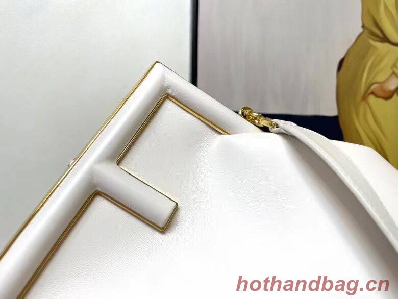 FENDI FIRST MEDIUM leather bag 8BP127AB white