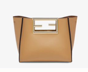 FENDI WAY small leather bag 5FB6846 Beige