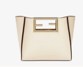 FENDI WAY small leather bag 5FB6846 white