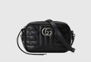 Gucci GG Marmont mini shoulder bag 634936 black