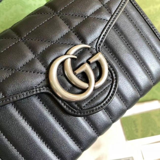 Gucci GG Marmont matelasse mini bag 474575 black