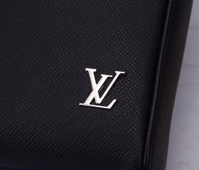 Louis Vuitton Taiga cowhide leather MESSENGER M30265 BLACK