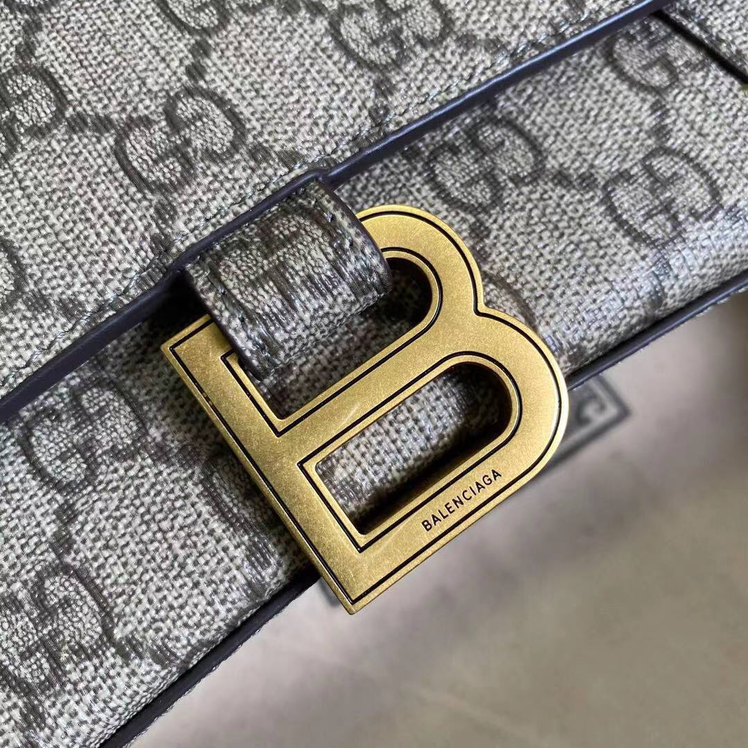 Gucci Hourglass XS Top Handle Bag 28332S gray