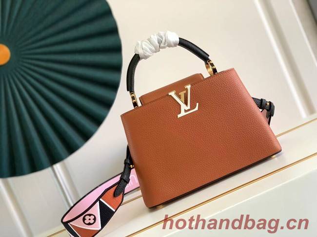 Louis Vuitton CAPUCINES BB M59266 Gold&Noir