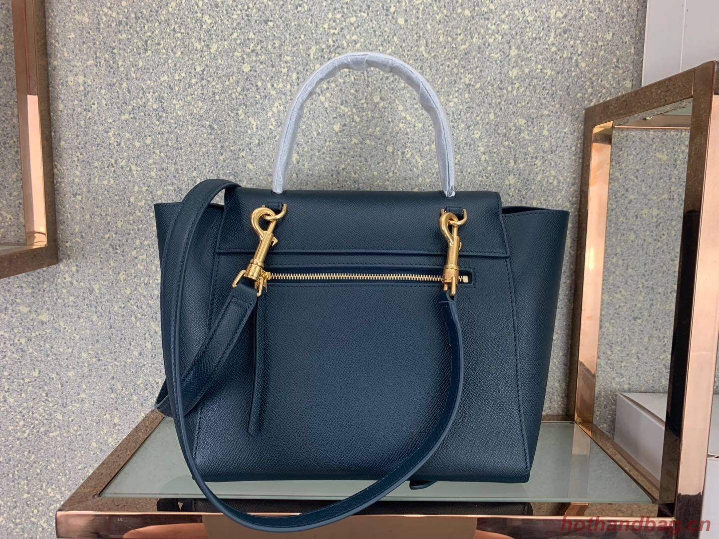 Celine Small Belt Bag Original Leather C9984 Dark Blue