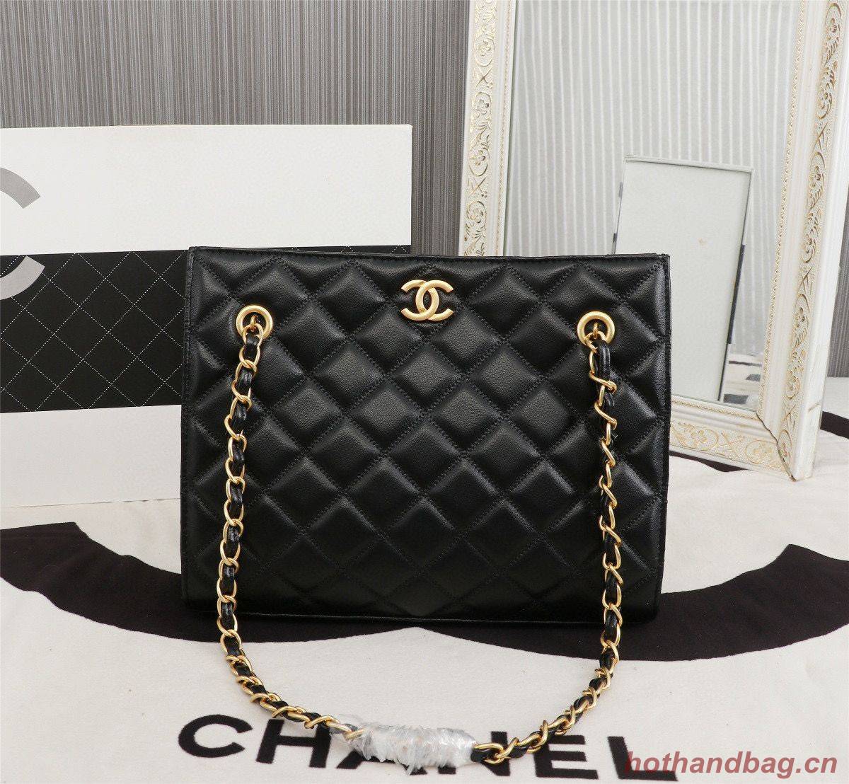 Chanel Original Original Leather Shopping Bag A05360 Black