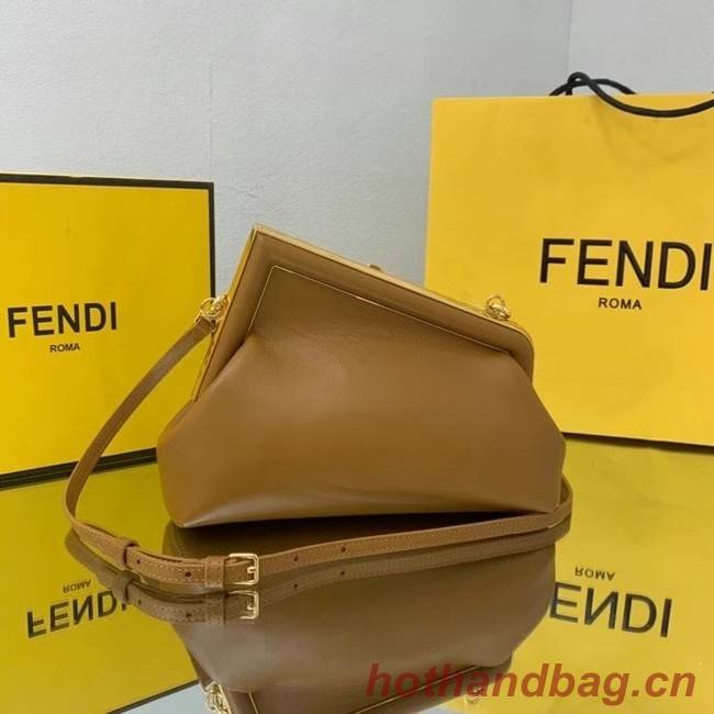 FENDI FIRST SMALL leather bag 8BP129A caramel